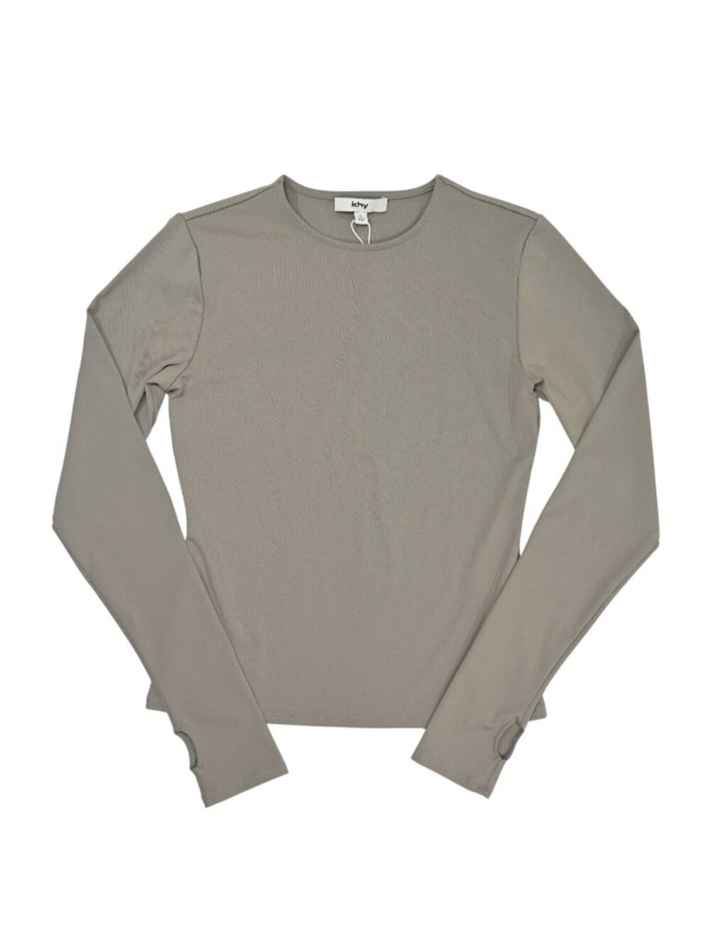 Khy Standard LS Thumb Hole Tee in Cement